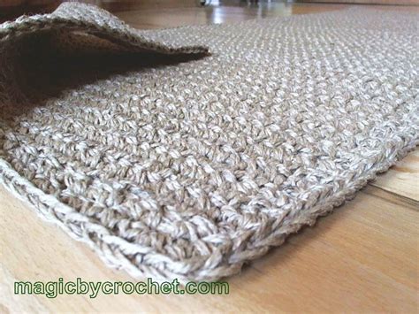 Extra Long Hallway Runner Rug Handmade Jute Crochet Rug No032