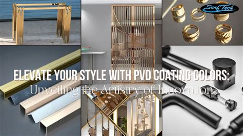 Elevate Your Style with PVD Coating Colors