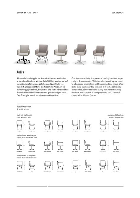 JALIS Leather Restaurant Chair With Armrests By COR Design Jehs Laub