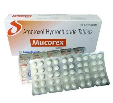 Ambroxol Hydrochloride Tablets at Rs 1500/box | Mucolite in Nagpur | ID ...