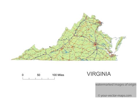 Virginia State Map Printable - Printable Maps