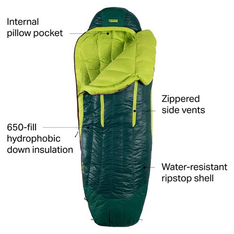 NEMO Equipment Inc Disco 15 Sleeping Bag 15F Down Women S Hike Camp