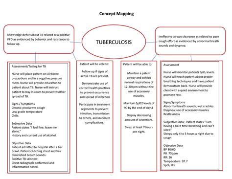 Concept Map Project Concept Mapping Tuberculosis Knowledge