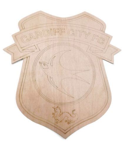 Cardiff City Plywood Football Crest