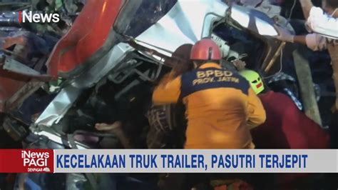 Proses Evakuasi Korban Kecelakan Di Tuban Tercepit Kabin Truk