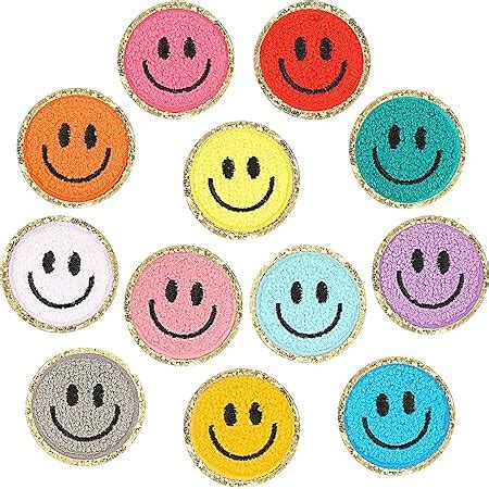 Amazon MagiDeal Funny Smiley Smile Happy Yellow Face DIY Applique