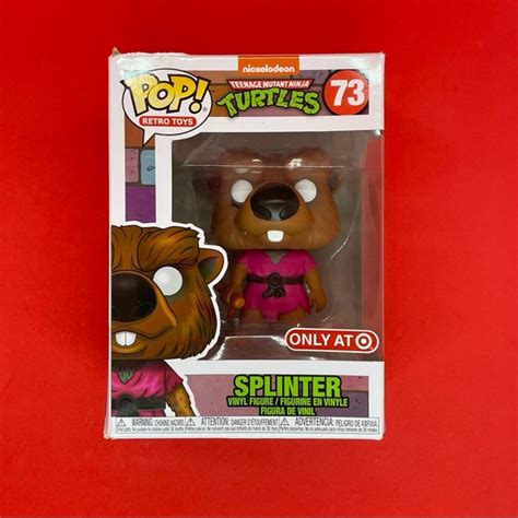 Funko | Toys | Funko Pop Splinter 73 Teenage Mutant Ninja Turtles Retro Tmnt Target Exclusive ...