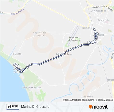 Linea G10 Orari Fermate E Mappe Marina Di Grosseto Aggiornato