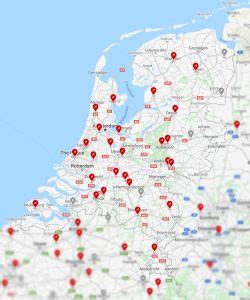 Waar zijn alle superchargers in Nederland & België? (update aug 2020)