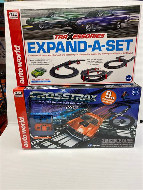 Crosstrax Road Course 9 Slot Car Set Srs351 Auto World