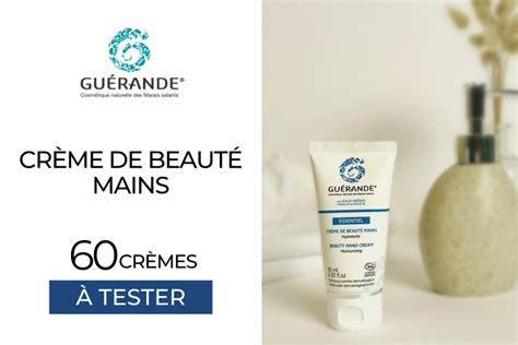 Test produits Trustbeauty gagner 60 crèmes de beauté mains Guérande