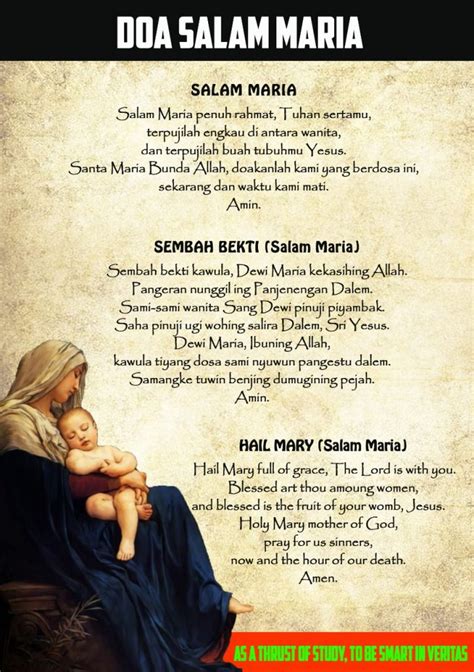 doa salam maria tiga bahasa sd joannes bosco yogyakarta sd joannes bosco
