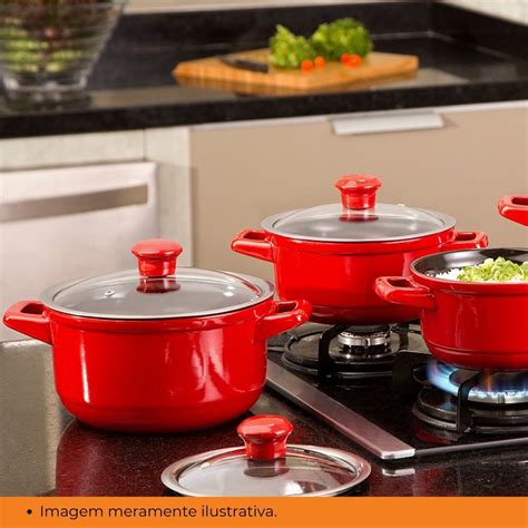 Marca De Panela De Cerâmica - Panela De Cerâmica Duo 24Cm 4,3 Litros - Pomodoro - Loja Oficial Ceraflame