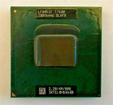 INTEL Core 2 Duo T7500 SLAF8 MOBILE - 2,20GHz / 4MB / 800MHz- Sockel ...