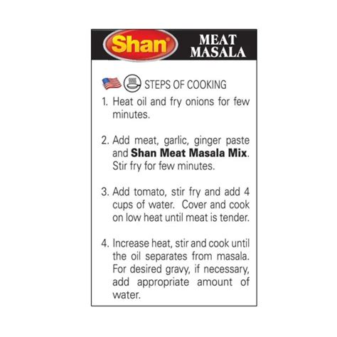 Buy Shan Meat Masala 100g Online South Asian Central