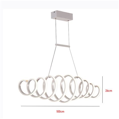 Modern Acrylic LED Pendant Lamp Dining Room Acrylic Chandelier Ceiling