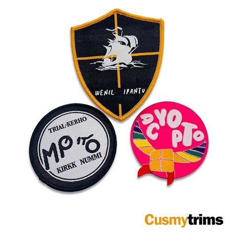 Wholesale Custom Woven Patches With Logos