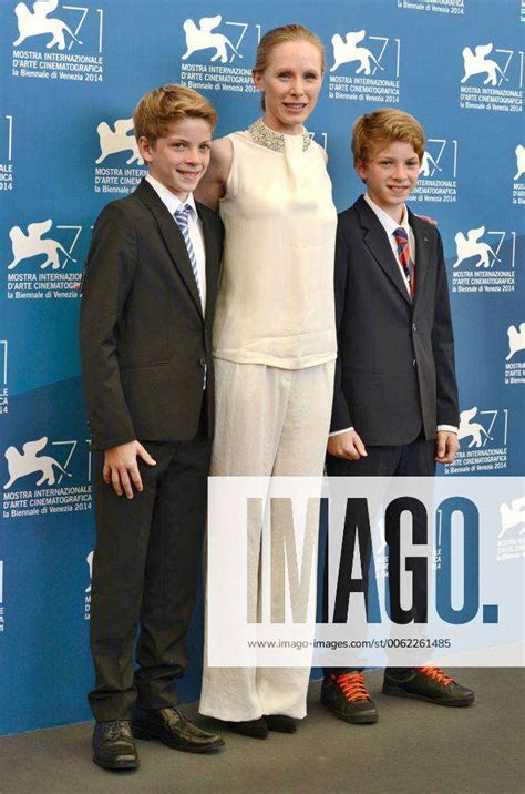 Elias Schwarz Susanne Wuest And Lukas Schwarz Attends A Photocall In