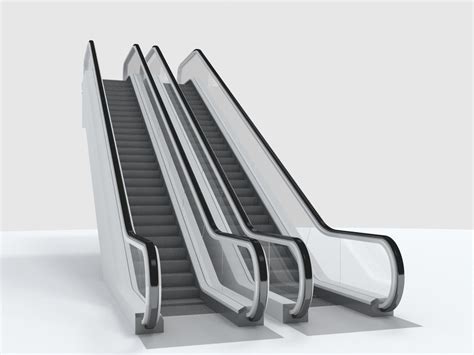 Escalator 3d Model 39 Max 3ds Fbx Free3d