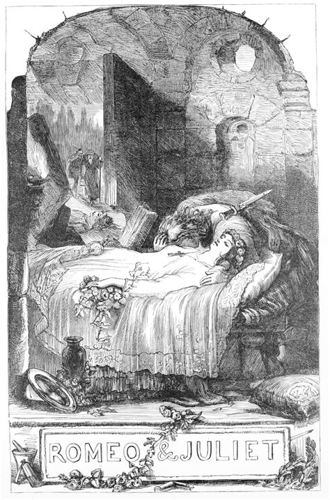 Romeo and Juliet Full Page Introductory Illustration | Victorian Illustrated Shakespeare Archive