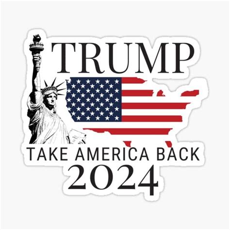 Trump Stickers Taking America Back Limited Edition