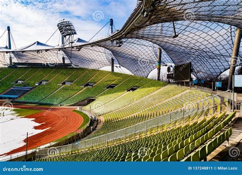 The Olympic Stadium in Munich. Stock Image - Image of glass, landmark: 137248811