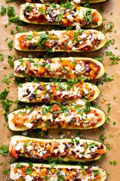 Mediterranean Zucchini Boats