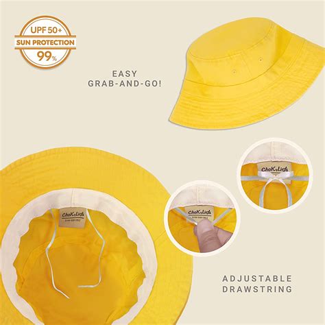 Choklids Everyday Cotton Style Bucket Hat Unisex Trendy Lightweight Outdoor Hot Fun Summer