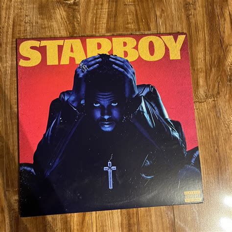 The Weeknd Star Boy Vinyl Comes With Two Blue Depop