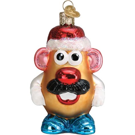 Old World Christmas Mr Potato Head Blown Glass Holiday Ornament