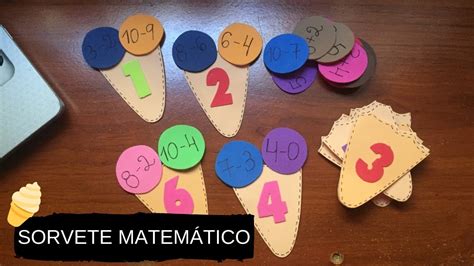 Jogo de matemática infantil subtração e adição de números Página para