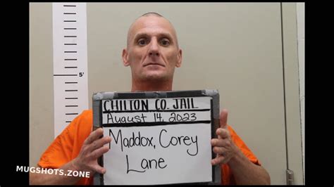 Maddox Corey Lane Chilton County Mugshots Zone