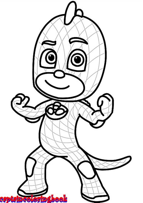 Gekko Pj Masks Coloring Page Free Printable