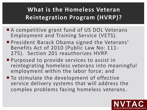 PPT Preventing Ending Veteran Homelessness HVRP And Earned Income