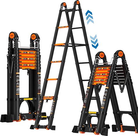 Telescoping Extension Ladder Multi Purpose Aluminum Telescopic Ladders