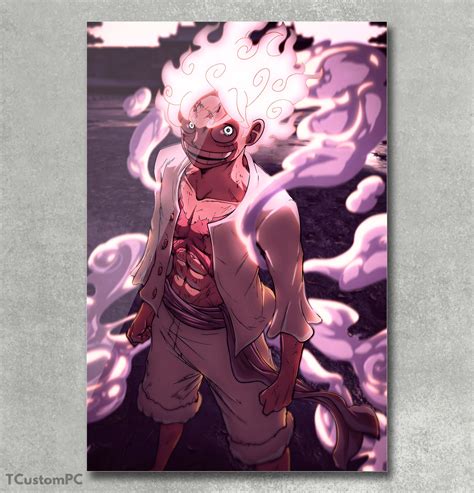 Cuadro Luffy Gear 5 Nuevo Diseño Displate Cuadro De Metacrilato