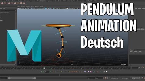 Pendulum Animation Tutorial Auto Desk Maya Deutsch Youtube