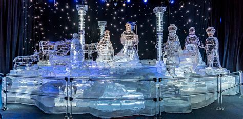 Ice sculptures,gaylord palms,exhibit,religious,christmas - free image ...