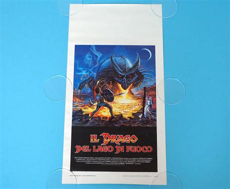 ORIGINAL MOVIE POSTER DRAGONSLAYER 1981 ITALIAN UNFOLDED LOCANDINA DISNEY - Boonsart shop