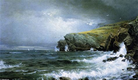 Art Reproductions | Seascape - Coast of Maine, 1887 by William Trost ...