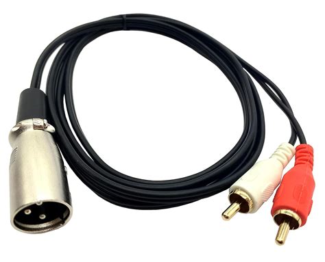 Amazon MTUERANC XLR To 2 Phono RCA Adapter Y Splitter Patch Cable