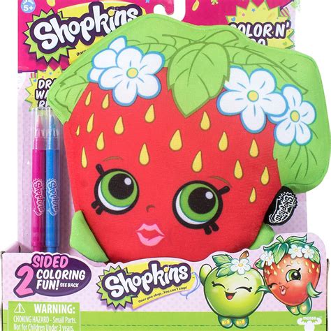 Color N Create Strawberry Kiss Plush 10 12in X 9in Shopkins Party City