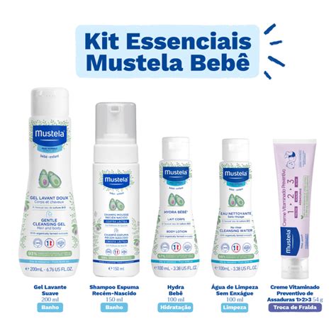 Produtos Da Mustela Para Bebê - Kit Mustela Essenciais Bebê | Beleza na Web