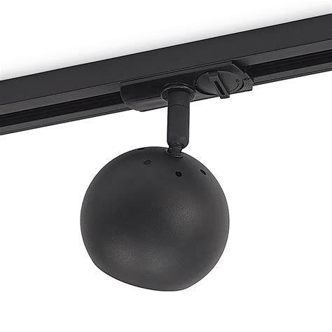 Lindby Linaro Spot rail monophasé noir Luminaire fr