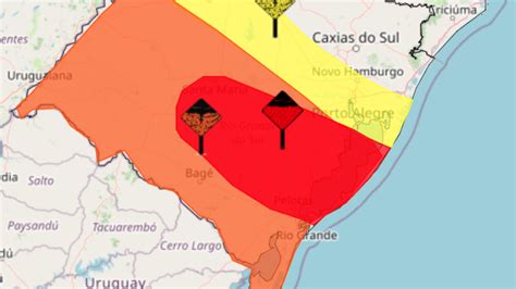 Inmet Emite Alerta De Grande Perigo Para Chuvas No RS