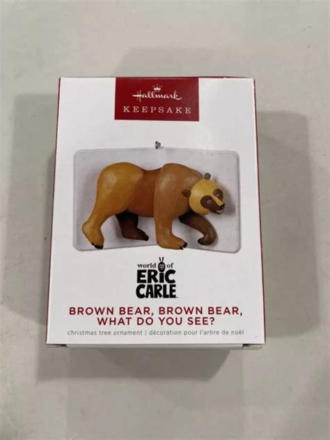 Hallmark Brown Bear What Do You See Eric Carle Book Keepsake