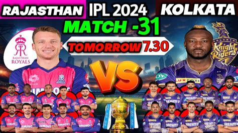 Ipl Match Kolkata Knight Rider Vs Rajasthan Royals