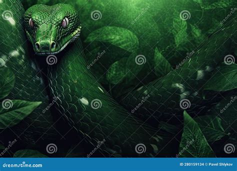 Venomous Viper - Reptile Snake Photo Series Stock Illustration ...