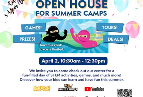 Code Ninjas Open House For Summer Camps Mommy Poppins Things To Do