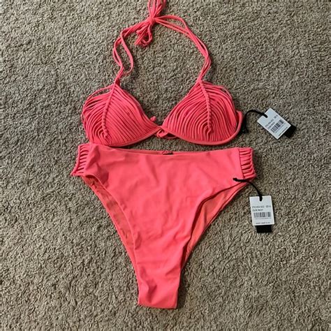 Kendall Kylie Swim Kendall Kylie Peach Bikini Poshmark